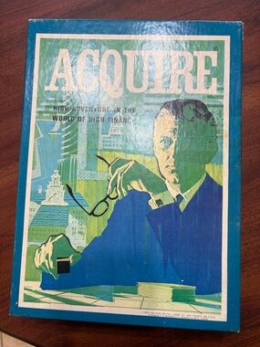 Acquire Board Game - Blue & Green Box